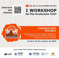 1º Workshop de Pós Graduação do CCGT (29 a 31/10/2024)