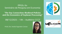 Convite Seminário de Pesquisa em Economia - 08/12/25 - 14h
