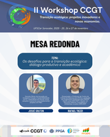 II Workshop de pós-graduação: Mesa redonda: "Os desafios para a transição ecológica: diálogo produtivo e acadêmico"