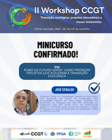 II Workshop do CCGT - 2° minicurso: "Rumo ao Futuro Verde: Como Priorizar Projetos que Aceleram a Transição Ecológica" - Prof. Dr José Geraldo Vidal Vieira
