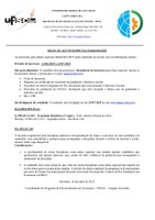 Seleção Aluno Especial - Edital 004/2025 - 2º sem/2025 - Economia Brasileira