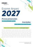 Seleção ANPEC Aluno regular 2027