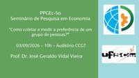 Seminário de Pesquisa em Economia - 03/09/2026 - 10h